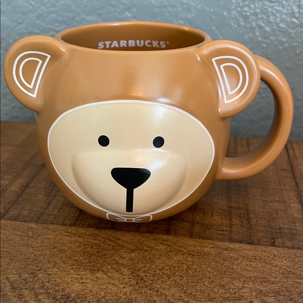 Starbucks Bearista Bear Mug Ceramic 14oz Brown Bowtie Teddy Cup Christmas 2025